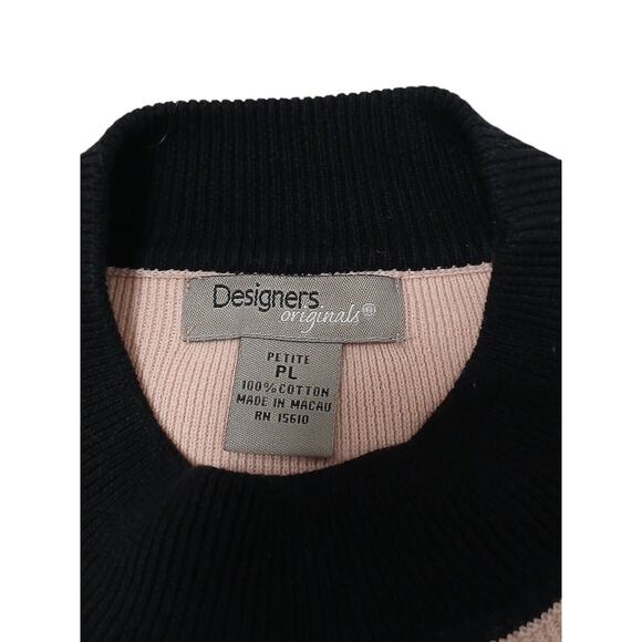 Y2k Sweater Sz PL PINK Knit Pullover Corporate Old Money Chic Career Vintage - Picture 13 of 13